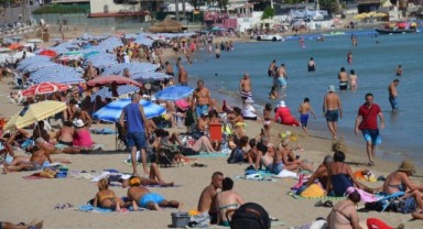 Didim'de Ekim ayında deniz keyfi