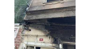 Suni çiçek koparırken otelde yangın çıkardı