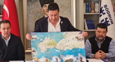 Turistik Bodrum haritası için iş birliği