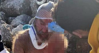 Alman turist ölümden döndü