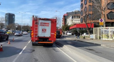 Otelde yangın paniği