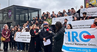 Turist rehberleri tur araçlarından indirilmemeli