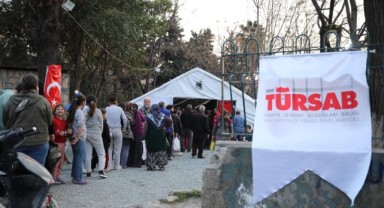 TÜRSAB'tan, depremzedelerle çadırda halk iftarı