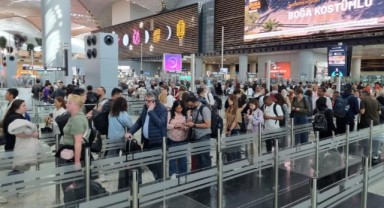 İstanbul Havalimanı'nda bayram tatili yoğunluğu