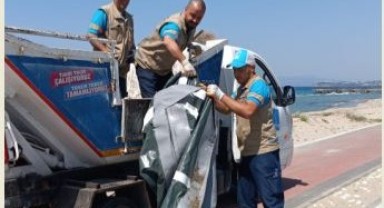 Tatilciler gitti, geriye çöpleri kaldı