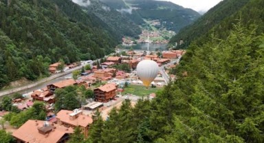 Uzungöl'ü balondan izleyecekler