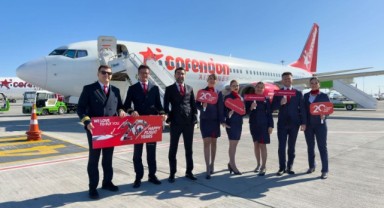 Corendon 20. yaşını yolcularıyla gökyüzünde kutluyor
