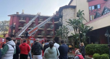 Marmaris'te otel yangını: 6 kişi hastaneye kaldırıldı