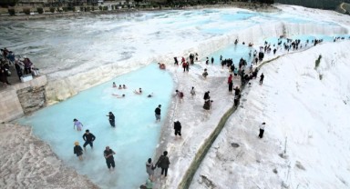 Pamukkale bayramda rekor kırdı