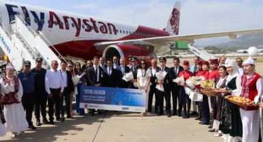Astana-Gazipaşa arası uçuşlar başladı!