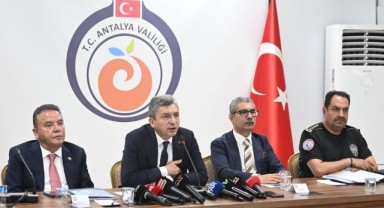 Antalya'da turizm güvenliği masaya yatırıldı