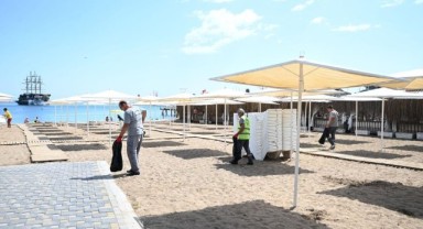 Kemer halk plajı uluslararası standartlarda!