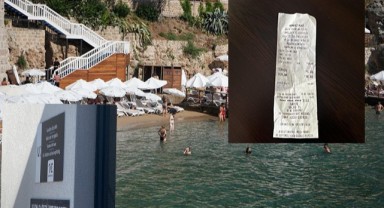 Mermerli plajında tuvalet 1 Euro!