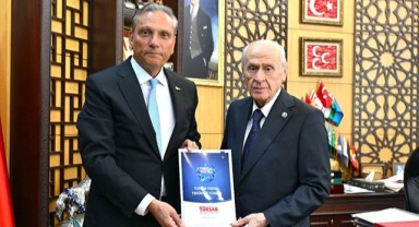 TÜRSAB Başkanı Bağlıkaya'dan Bahçeli'ye ziyaret