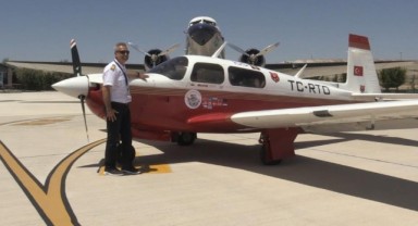 Bayburt'ta özel jet düştü