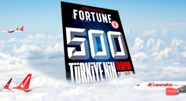 Corendon Airlines, Türkiye'nin en büyük 500 şirketi arasında