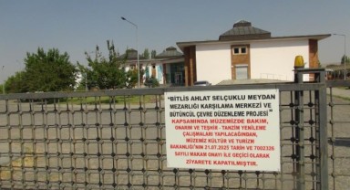 Ahlat Müzesi ziyarete kapatıldı