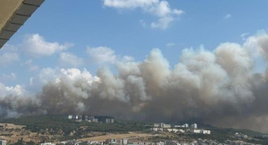 Alevler havalimanına yaklaştı, uçuşlar durduruldu