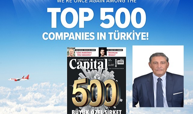 Corendon Airlines 20. Yılında Capital 500'de yükseldi