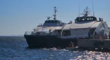 İDO feribotu kayaya çarptı: Korku dolu anlar yaşandı