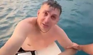 Ukraynalı turisti tekneciler kurtardı