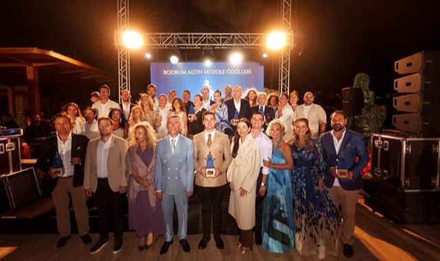 Bodrum altın mozole ödülleri sahiplerini buldu