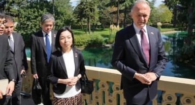 Japonya Prensesi Mikasa İstanbul'da