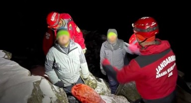 Kaçkar Dağları'nda kaybolan iki turist kurtarıldı