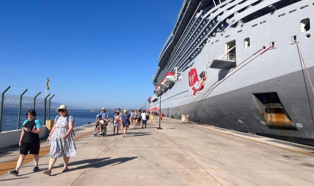 Kruvaziyer Bereketi: Bodrum'a 2 bin 611 turist geldi