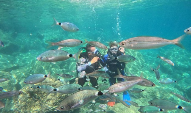 Marmaris'te dalış turizmine yoğun ilgi