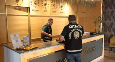 Antalya'da kaçak konaklamaya ceza