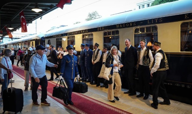 Efsane tren Orient Express İstanbul'a geldi