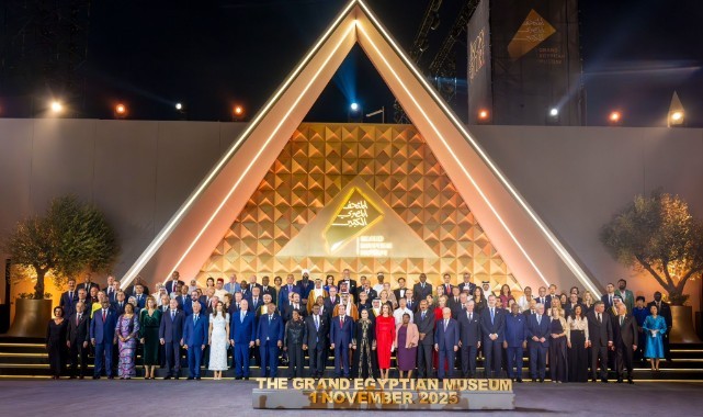 Bakan Ersoy, Büyük Mısır Müzesi'nin açılışına katıldı