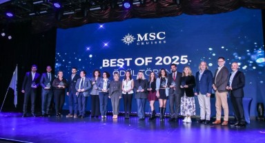 Cruise turizminde zirve yapan acenteler ödüllendirildi