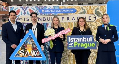 AJet, Sabiha Gökçen'den Prag seferlerine başladı