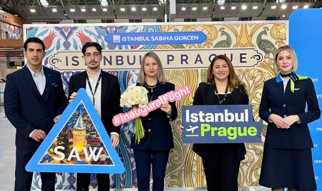 AJet, Sabiha Gökçen'den Prag seferlerine başladı