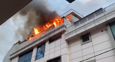 Ataşehir’de otel yangını