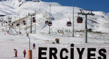 Erciyes kayak merkezinde sezon açıldı