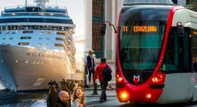 İstanbul'a gelen turistlere özel tramvay