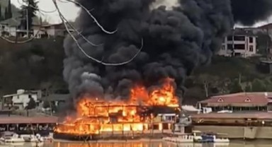 Sera Gölü’ndeki turistik işletmede yangın