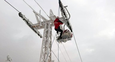 Uludağ’da otelde telesiyej arızası; 40 tatilci mahsur