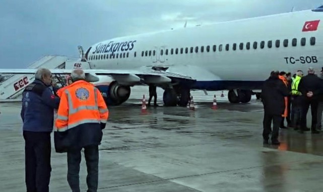 Antalya Havalimanı'nda korkutan kaza ucuz atlatıldı