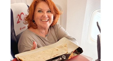 Corendon Airlines'ten göyüzünde lahmacun keyfi