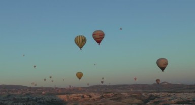 Kapadokya'da Balon Turizmi'nde 750 bin barajı aşıldı