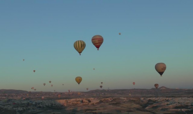Kapadokya'da Balon Turizmi'nde 750 bin barajı aşıldı