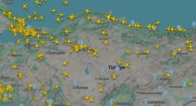 Türkiye hava sahasında yoğunluk arttı