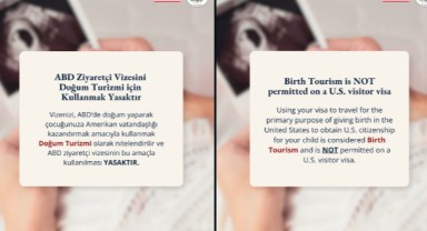 ABD’den “Doğum Turizmi” vizesi uyarısı