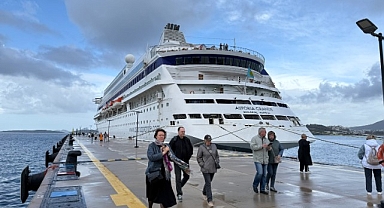 Bodrum'da kruvaziyer sezonu açıldı