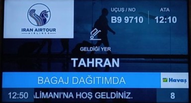 İran uçuşları yeniden başladı