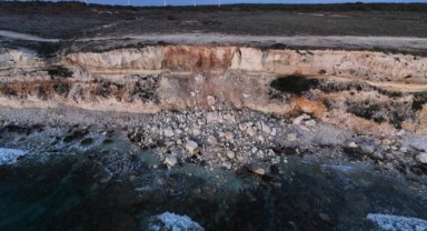 Polente Burnu’nda alarm: Seyir alanı çöküyor